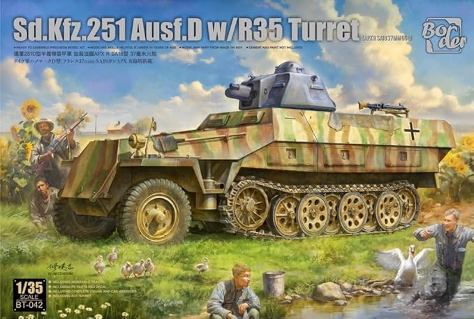 Border Model 1/35 Sd.Kfz.251 Ausf.D with R35 Turret