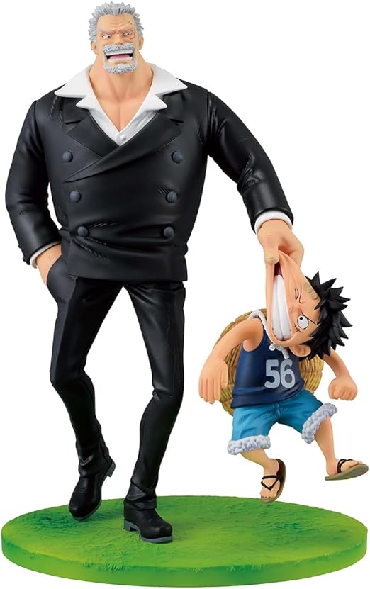 Bandai 67083 6.7"OP MONKEY LUFFY& GARP