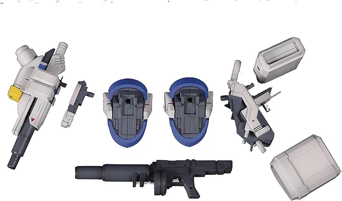 PLUMPMOA Powerdolls Series X-4+(PD-802) Weapon Set 2 Shoulder Parts for Mounting Weapons & MC120mmCanon & Dru20ATM&DSG11SMG (Re-Run) 1/35 Scale Model Kit Accessory