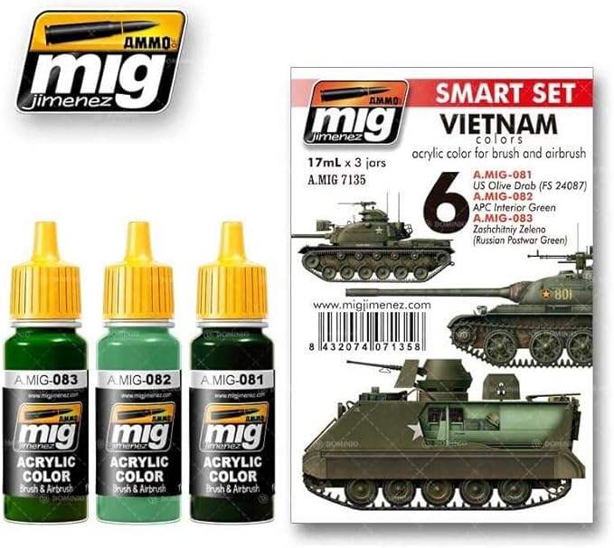Ammo Mig 7135 VIETNAM COLOR SET