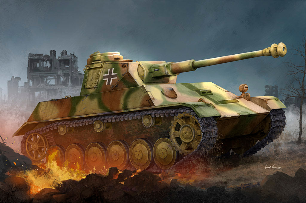 Hobby Boss 1/35 German Pz.Kpfw.III/IV auf Einheitsfahrgestell (Small Turret)