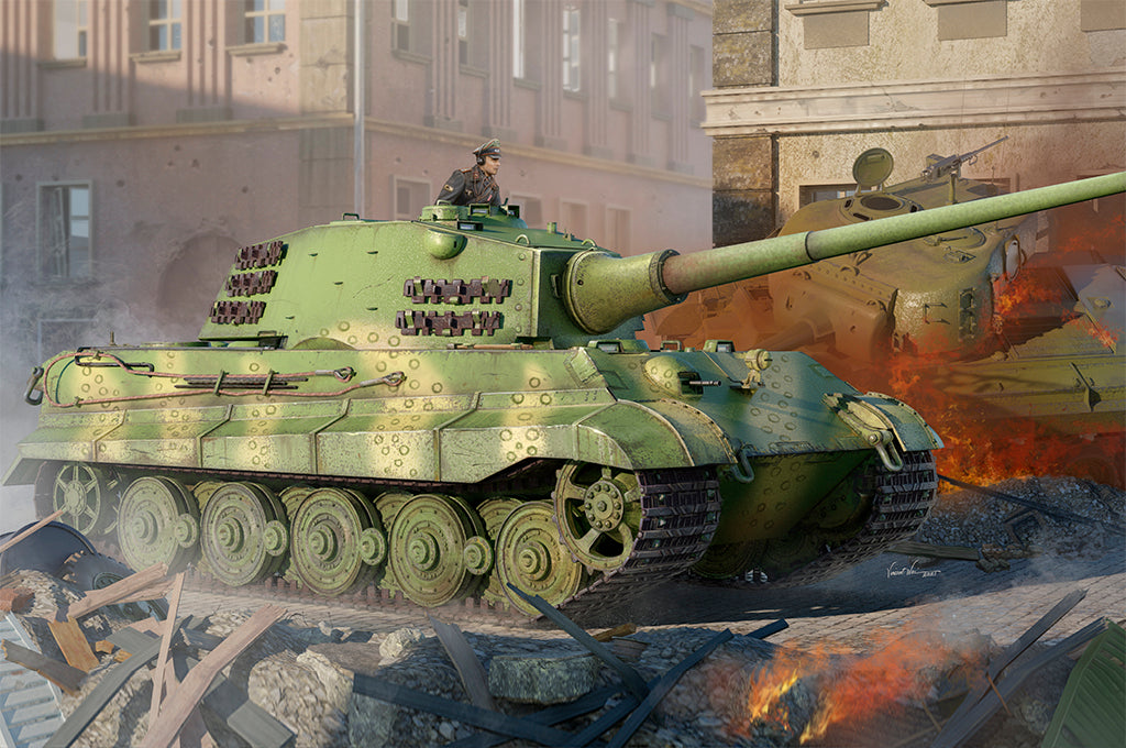 Hobby Boss 1/35 Pz.Kpfw.VI Sd.Kfz.182 Tiger Tank II (Henschel 105mm)