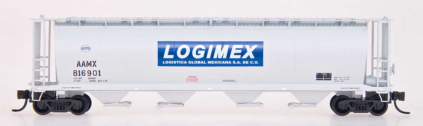 PREORDER Intermountain N 65136 NSC 59' 4550 Cubic Foot Cylindrical Hopper with Trough Hatch, Logimex