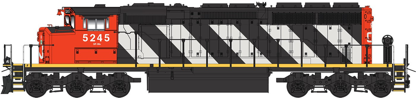 PREORDER Intermountain N 69301S-16 EMD SD40-2W Diesel Locomotive, Canadian National #5259 (DDC & Sound Equipped)