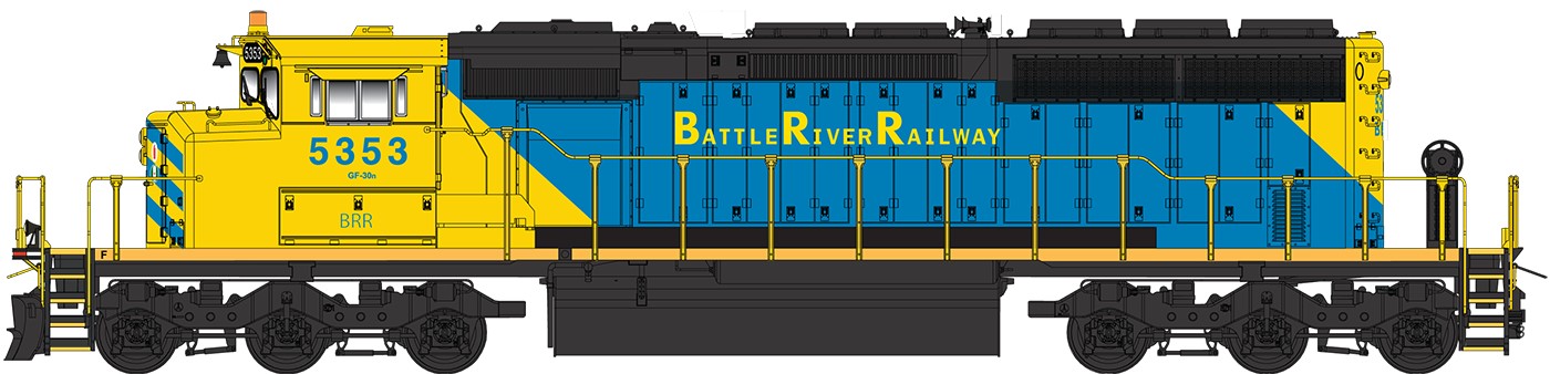 PREORDER Intermountain N 69314-01 EMD SD40-2W Diesel Locomotive, Battle Creek Railway #5251