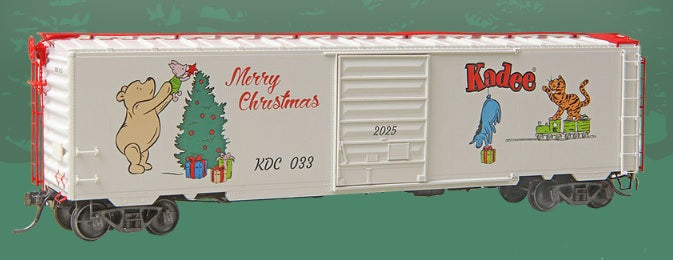 PREORDER Kadee HO 6933 50' PS-1 Boxcar, Christmas 2025
