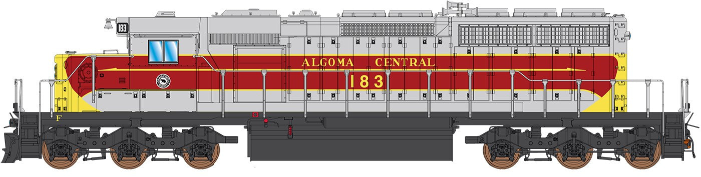 PREORDER Intermountain N 69397-01 EMD SD40-2 Diesel Locomotive, Algoma Central #183