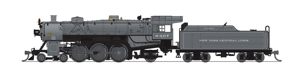 BLI 6948 Light Pacific 4-6-2, NYC 6467, "Battleship Gray", Paragon4 Sound/DC/DCC, N