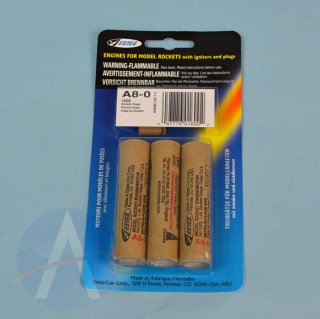 Estes Rockets 10045 A8-0 STD ENG 18MM-PO BAG