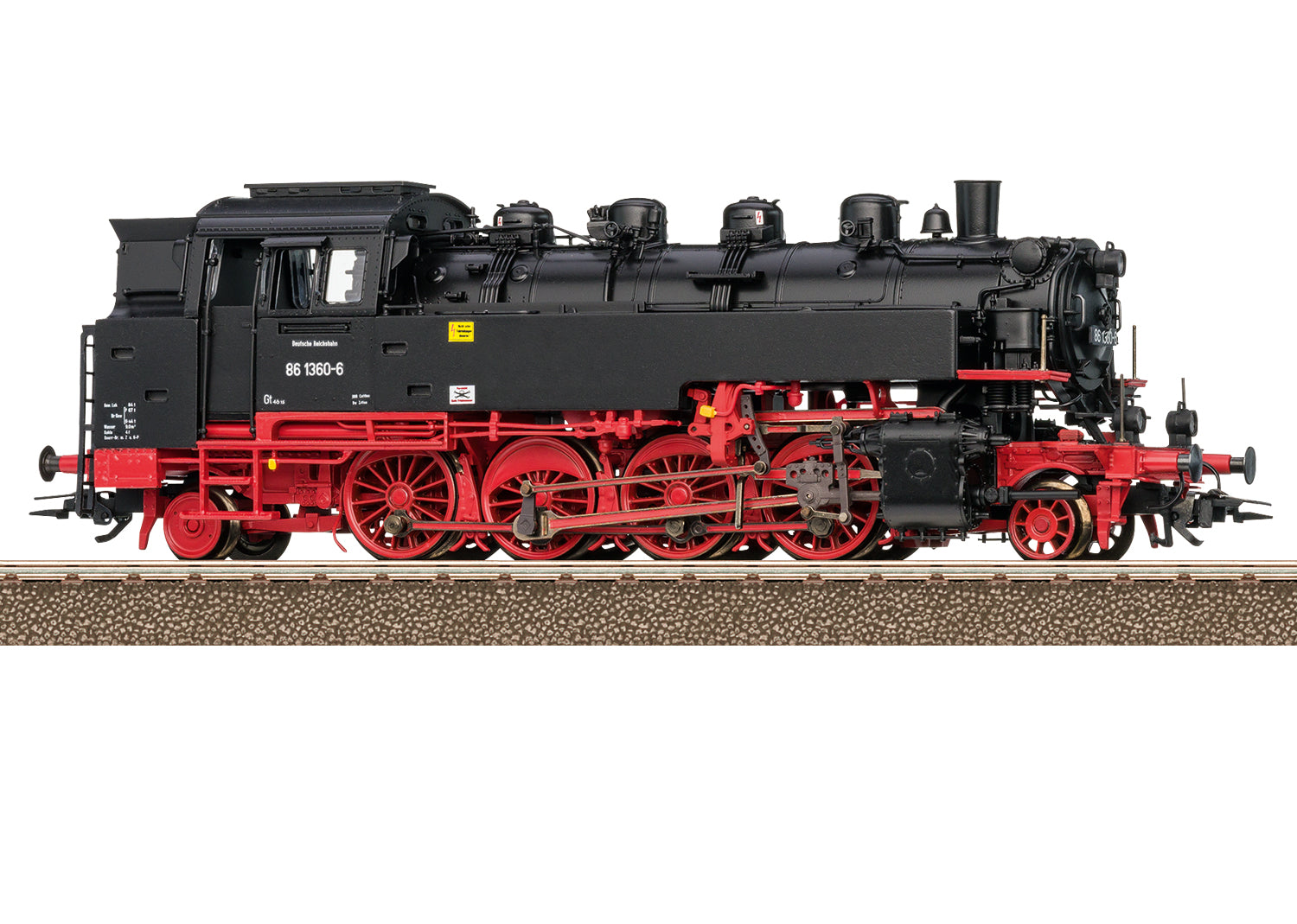 PREORDER Minitrix HO 25087 Class 86 2-8-2T, Deutsche Reichsbahn #86 1360-6 (DCC & Sound Equipped)
