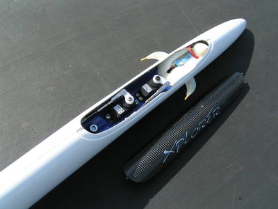 Antenna fin mount transparent - Servorahmen