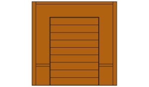 Woodland Scenics 30132 HO DPM Street Level Wall Overhead Loading Door
