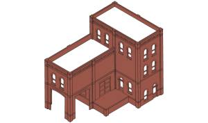 Woodland Scenics 35200 HO DPM 4n1 Modular Kit/Medium