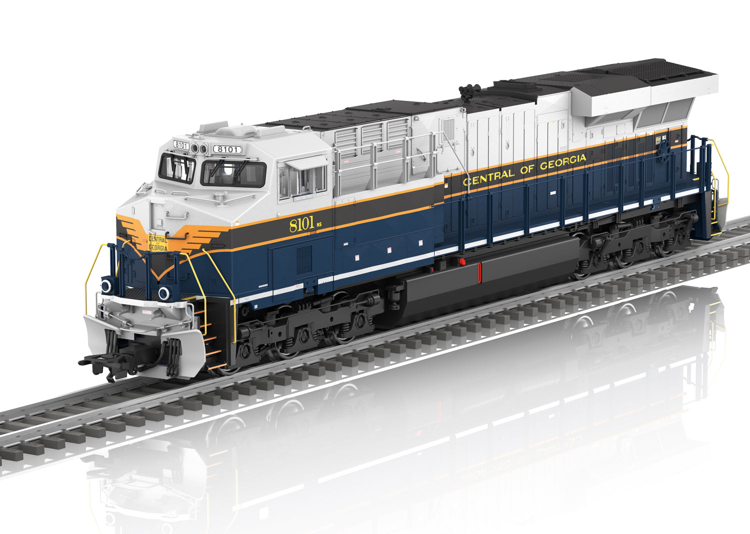 PREORDER Minitrix HO 25443 GE ES44AC with Smoke, Norfolk Southern #8101 (DCC & Sound Equipped)