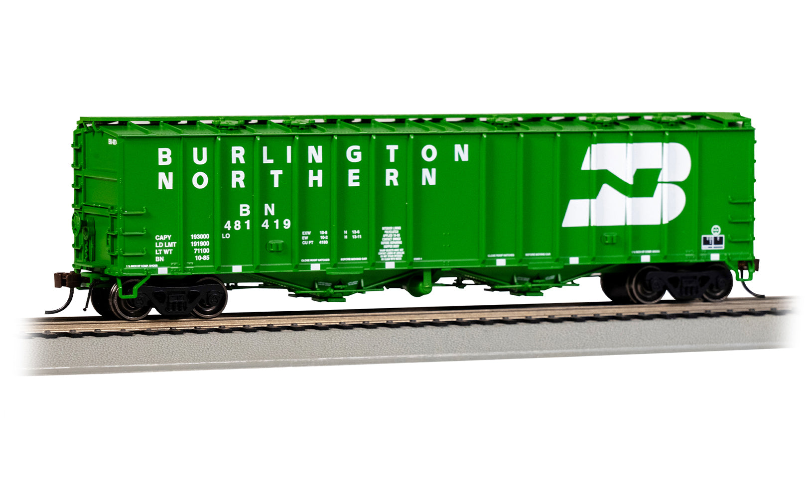 Bachmann HO 70616 GATX 4180 Airslide Hopper, Burlington Northern #481419