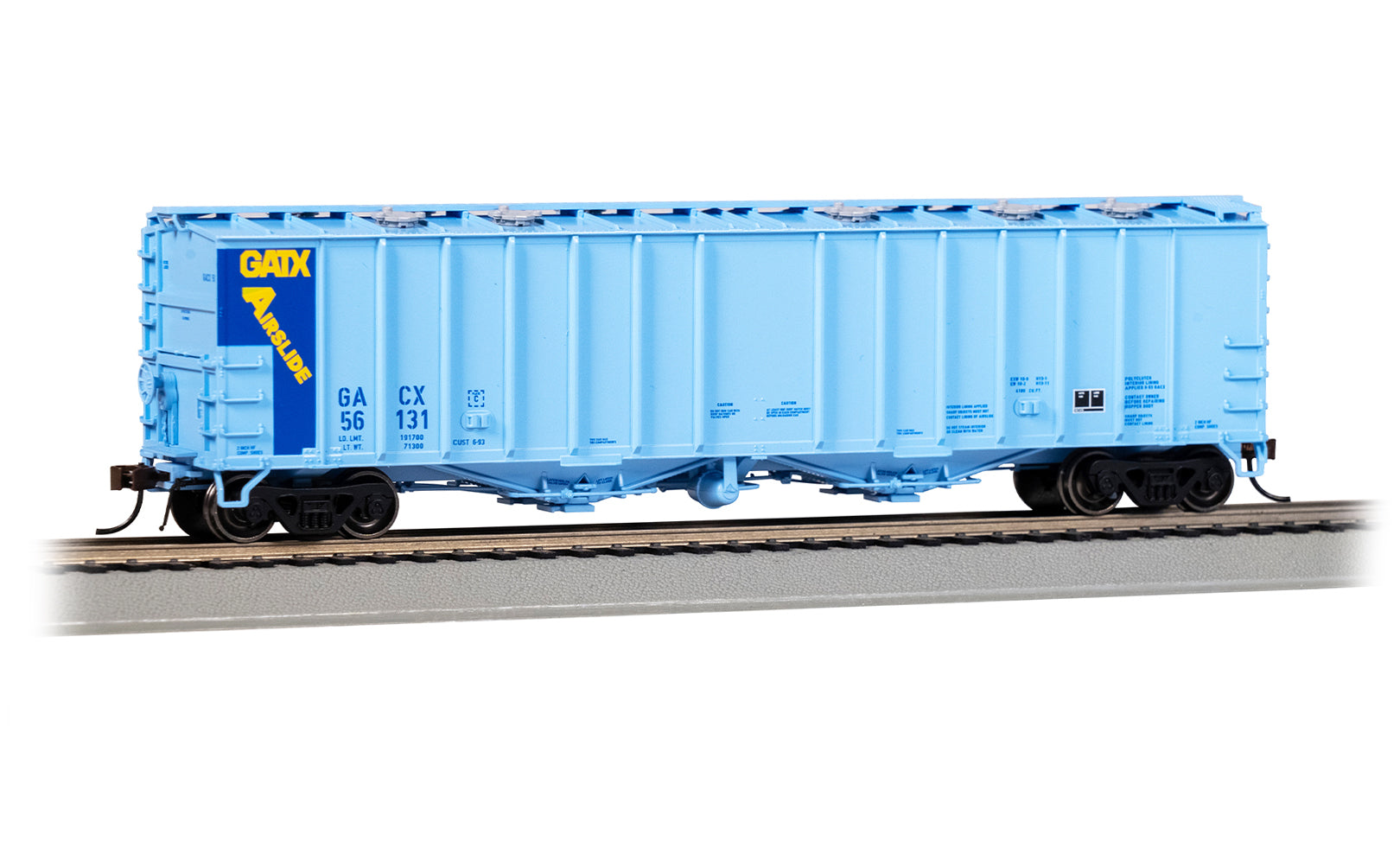 Bachmann HO 70618 GATX 4180 Airslide Hopper, GATX #56131