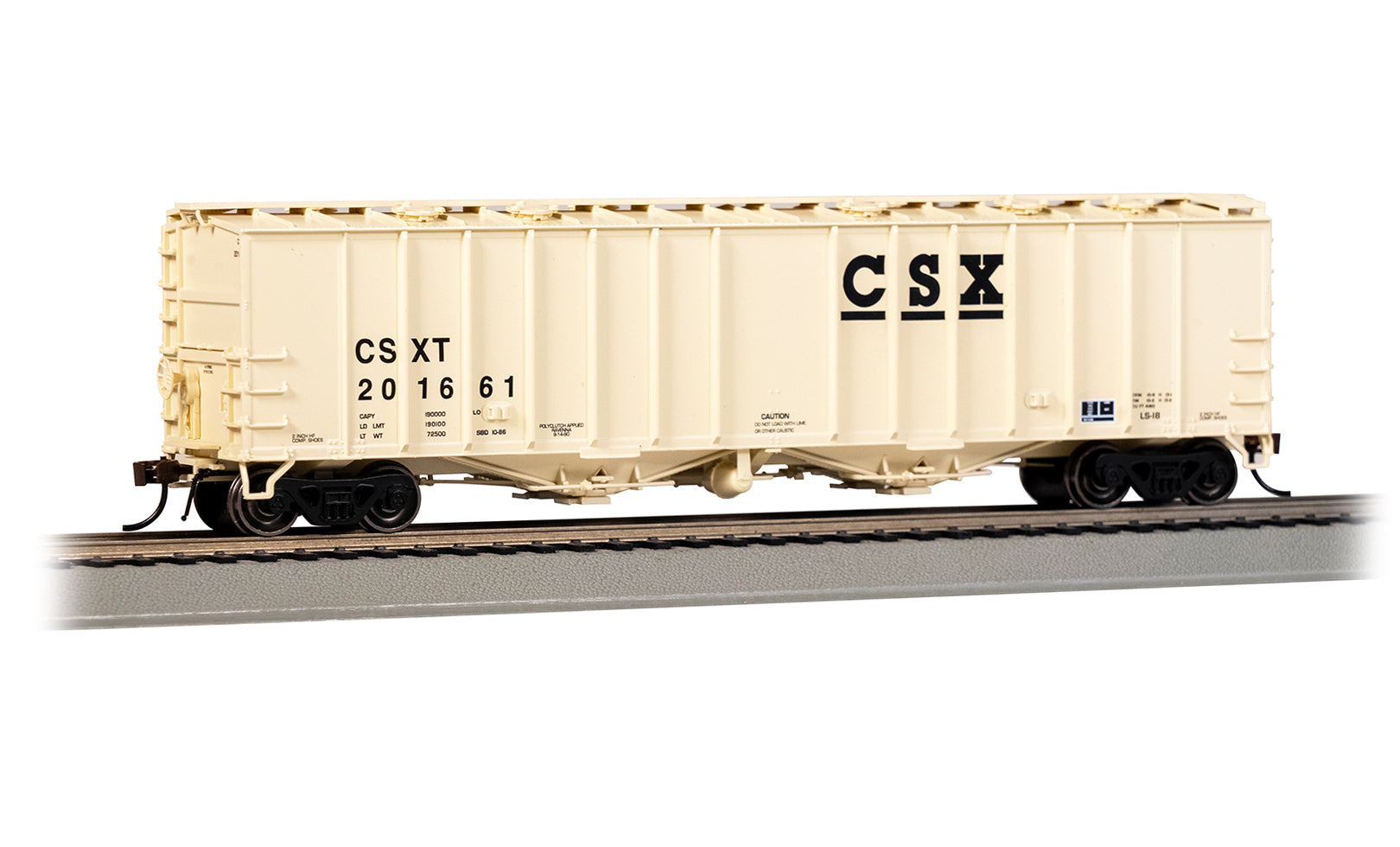 Bachmann Trains HO 70621 GATX Airslide Hoppers, CSX #201661