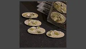 Gamers Grass Battle Ready Bases - Arid Steppe - Oval 60mm (x4)