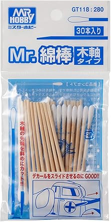 Mr. Hobby GT118 MR COTTON SWAB WOOD STICK