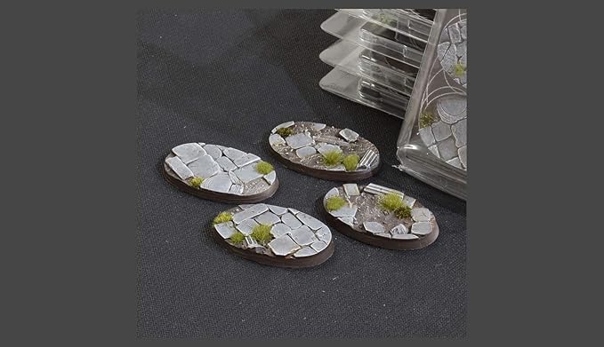 Gamers Grass Battle Ready Bases - Temple - Oval 60mm (x4)