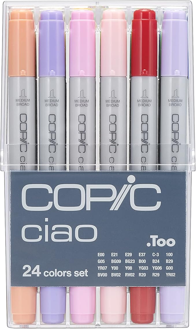 Copic Ciao Marker 24Pc Basic Set