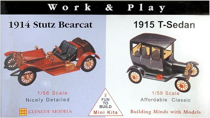 Glencoe 03607 1/56-59 WORK & PLAY CARS