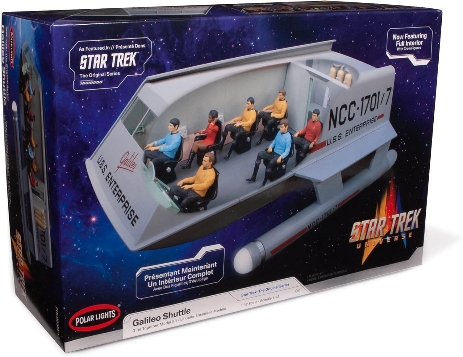 Polar Lights 995 Galileo Shuttle w/interior 1:32
