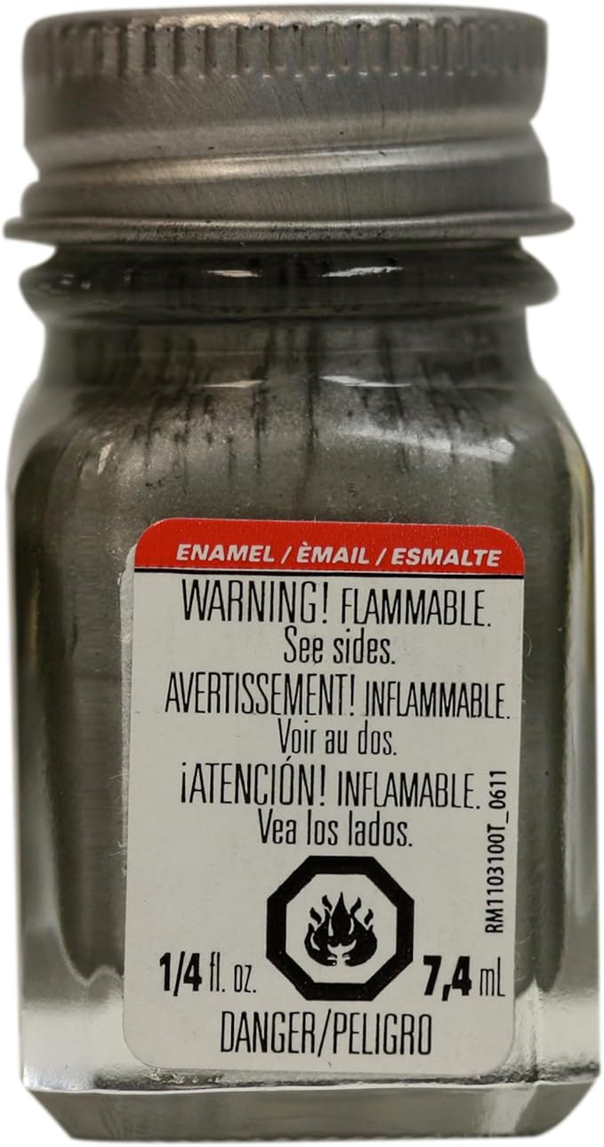 Testors 1180TT FLAT STEEL ENAMEL