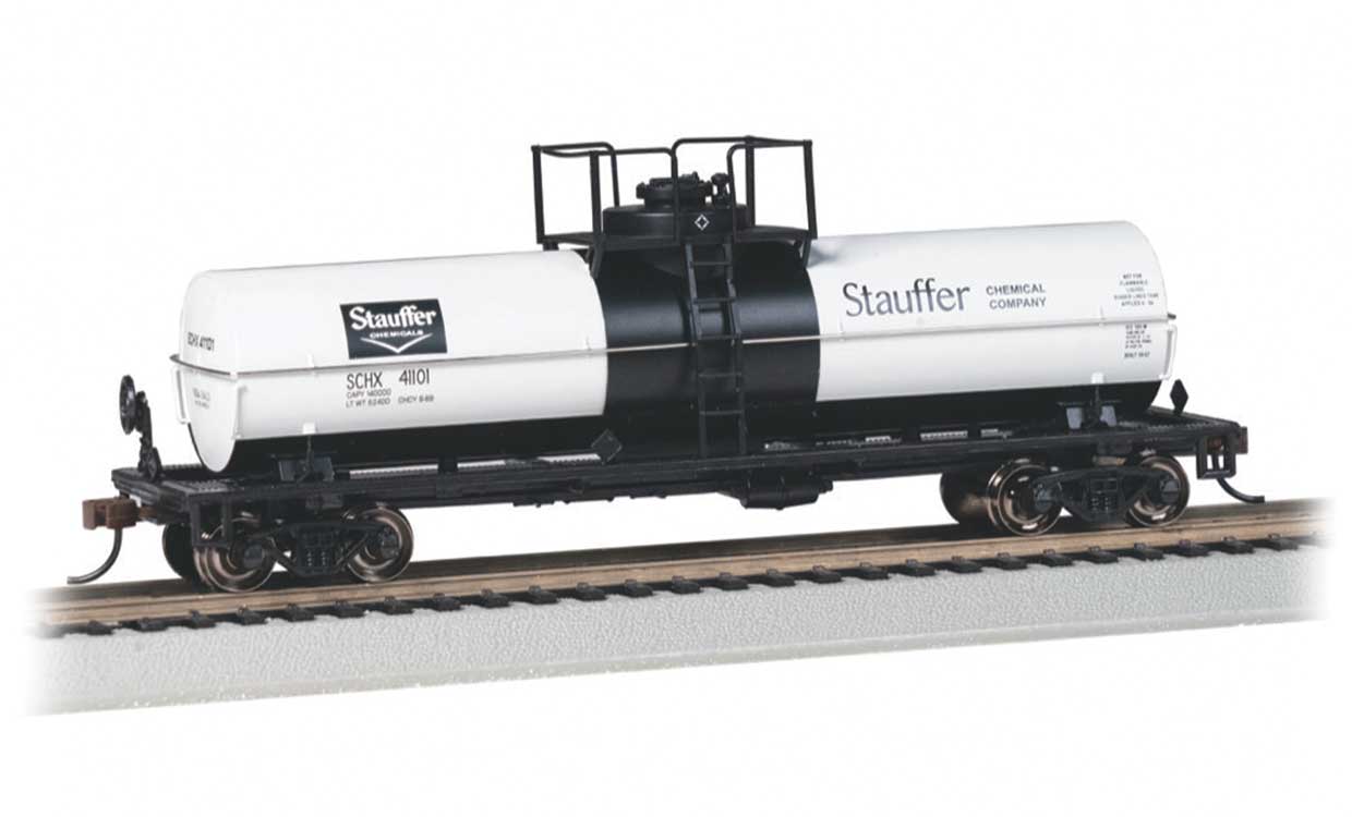 Bachmann Trains HO 75808 Large Dome Chemical Tank Car, Stauffer Chemicals #41101