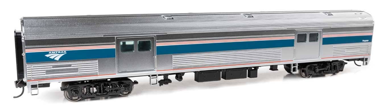 WalthersProto 920-13087 HO 73' Budd Baggage Car - Ready to Run -- Amtrak Phase VI Decal
