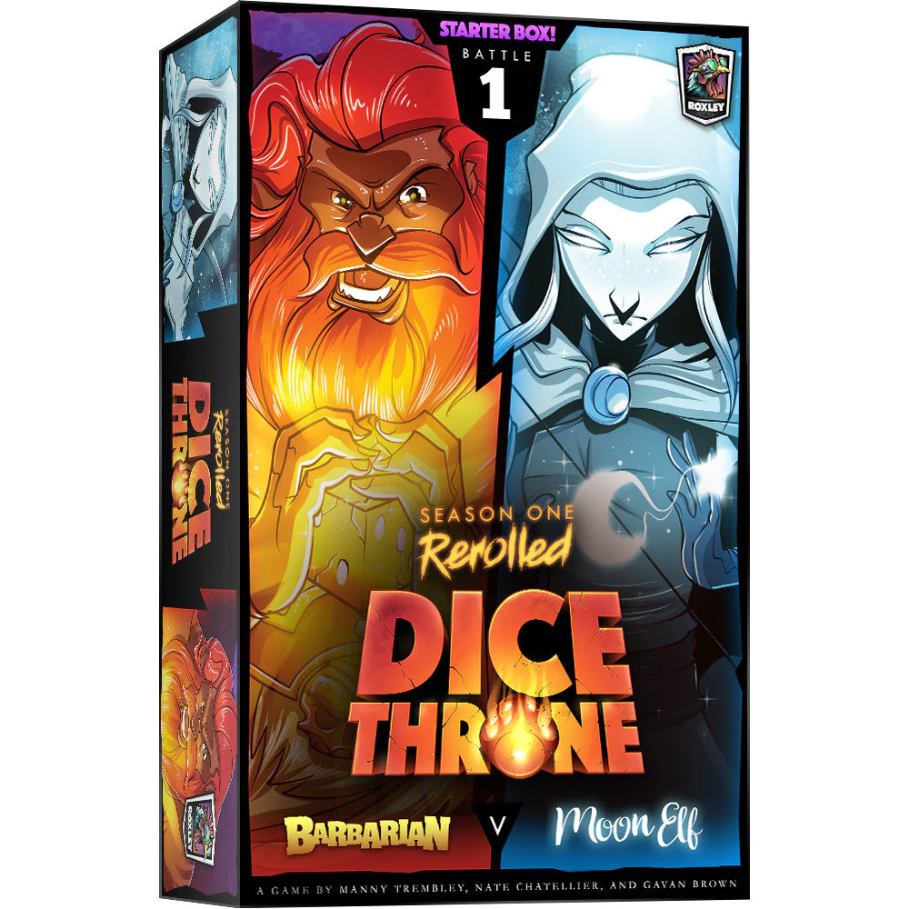 Dice Throne: Barbarian vs. Moon Elf