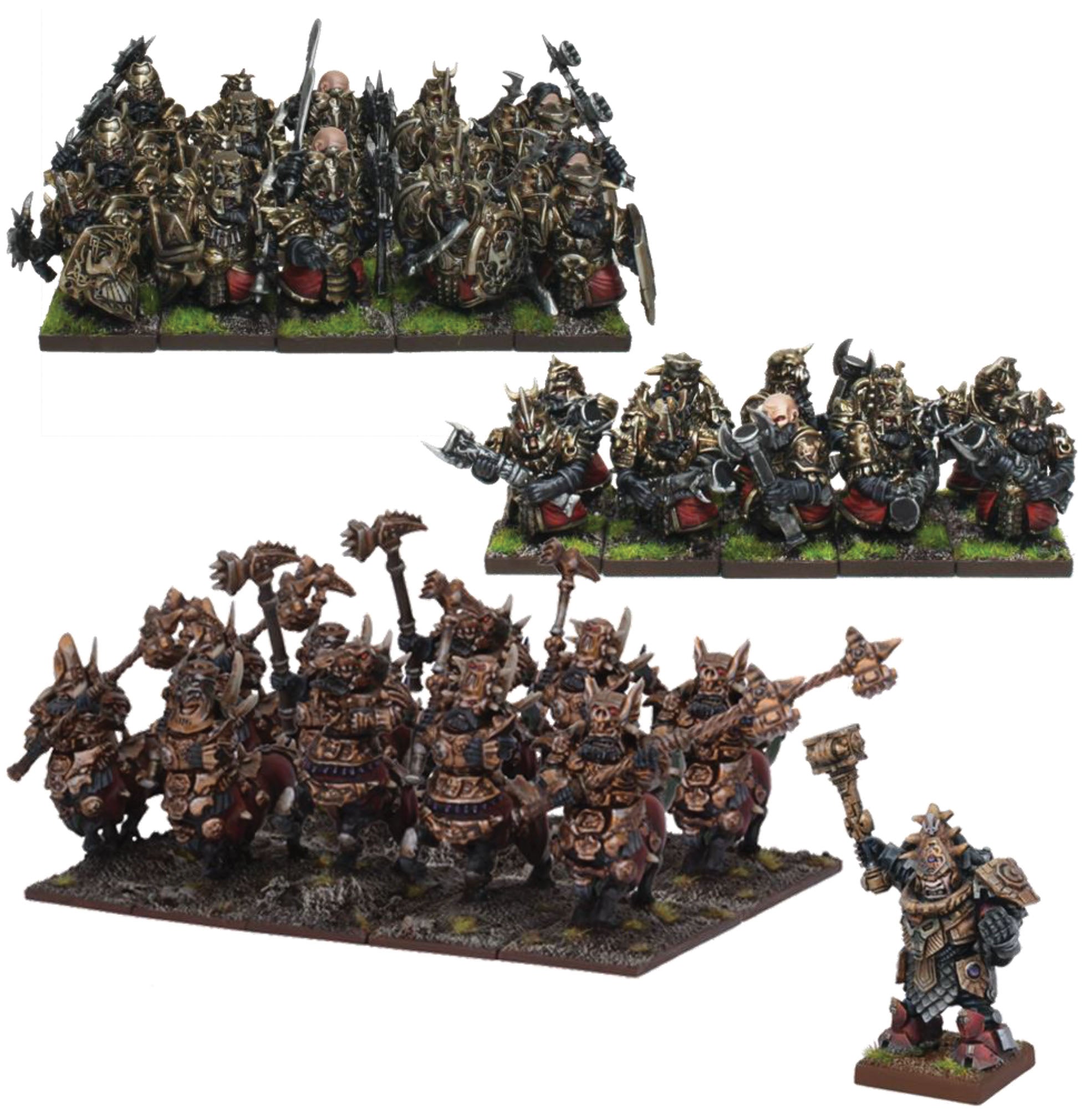 Kings of War: Abyssal Dwarf Army (40) (Mantic Essentials)