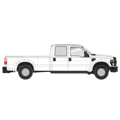 Atlas HO 35000000 Ford F-350 Crew-Cab Pickup Truck, White