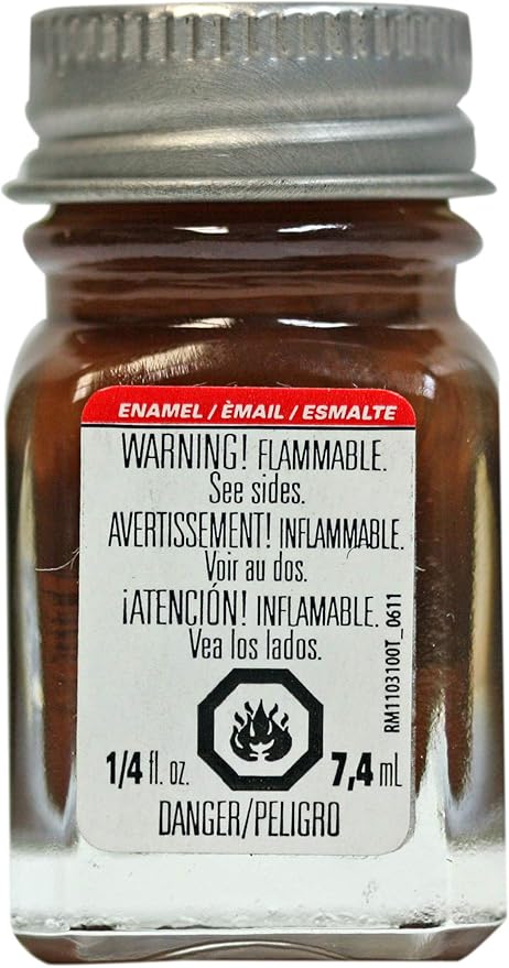 Testors 1133TT GLOSS LIGHT BROWN ENAMEL