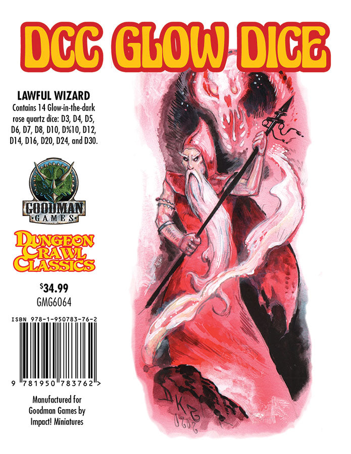 Dungeon Crawl Classics RPG: Lawful Wizard Glow Dice