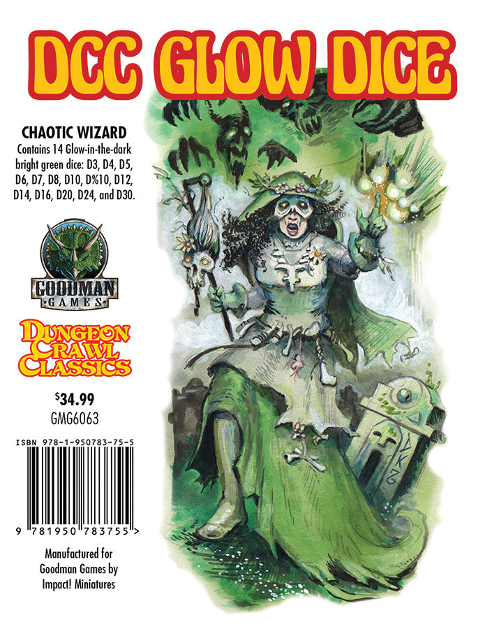 Dungeon Crawl Classics RPG: Chaotic Wizard Glow Dice