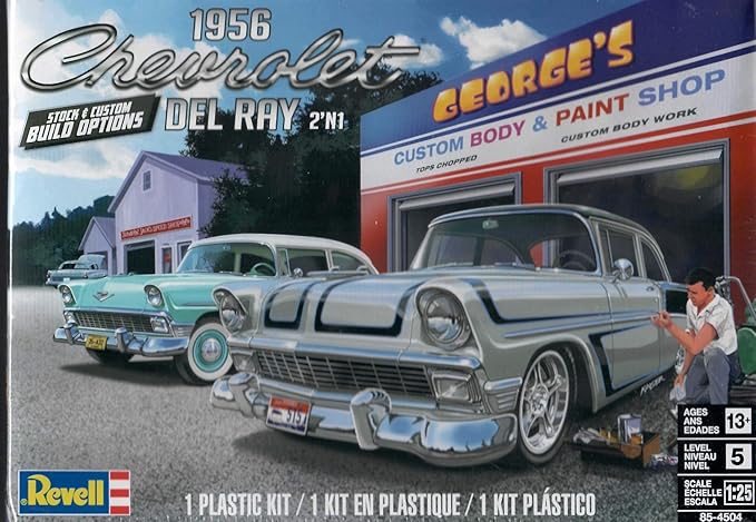 Revell-Monogram 854504 1/25'56CHEVYDELRAY2N1