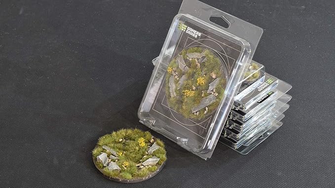 Gamers Grass Battle Ready Bases - Highland - Round 100mm (x1)