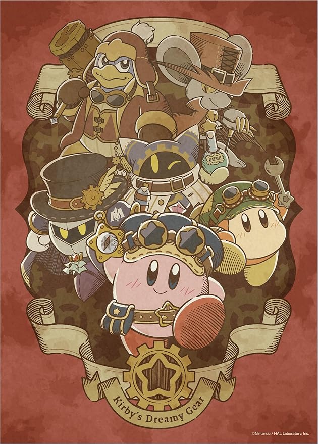 Ensky Puzzle Kirby's Dreamy Gear Jigsaw Puzzle (500-363) "Kirby"