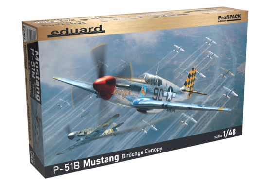 Eduard 1/48 P-51B Mustang w/ Birdcage Canopy Profipack Edition