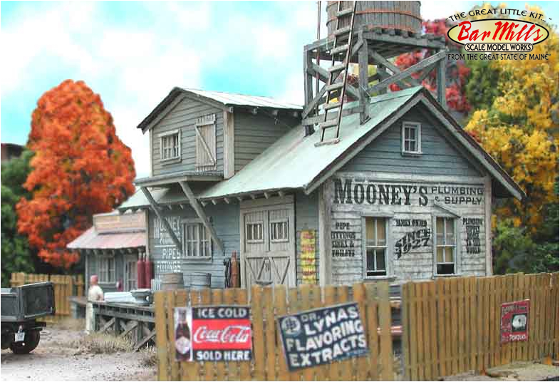 Bar Mills #822 MOONEY'S PLUMBING Kit, HO