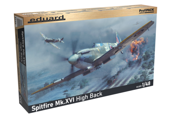 Eduard 1/48 Spitfire Mk.XVI High Back Profipack Edition