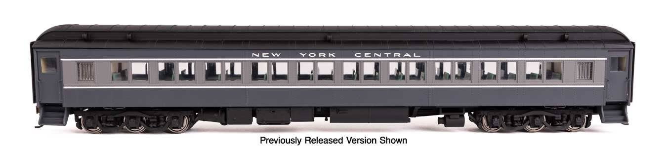 PREORDER Walthers Proto HO 920-17611 Lighted 82' Pullman-Built Heavyweight Paired-Window Coach, New York Central #743