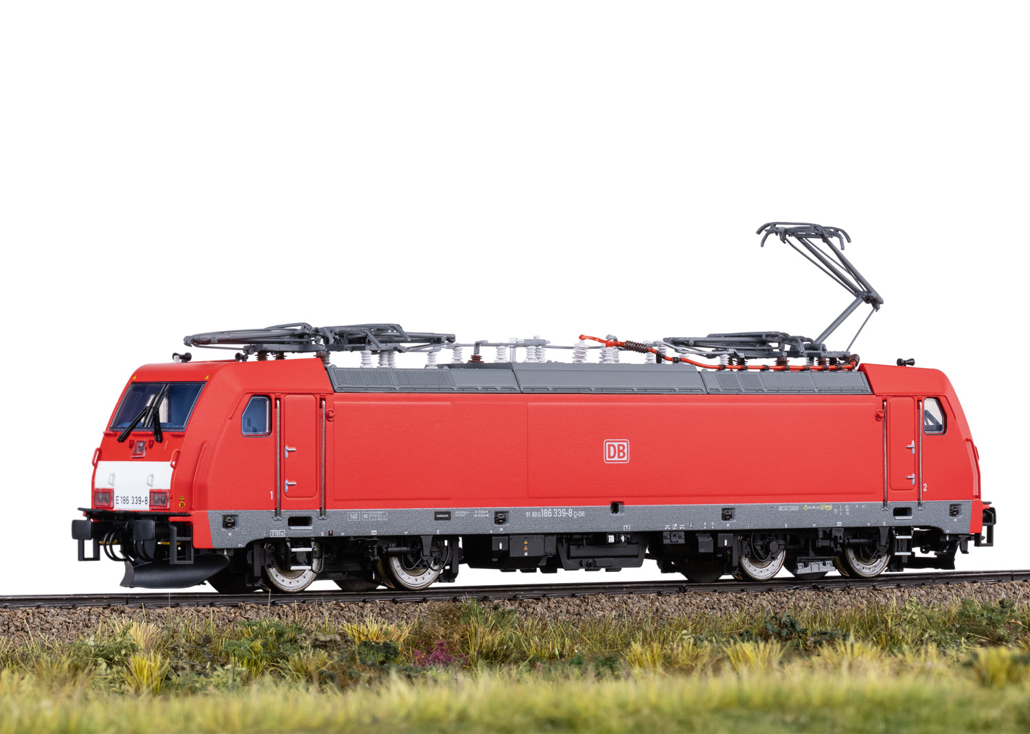 PREORDER Minitrix HO 25800 TRAXX 2 Class E 186 Electric, Deutsche Reichsbahn #186 339-8 (DCC & Sound Equipped)