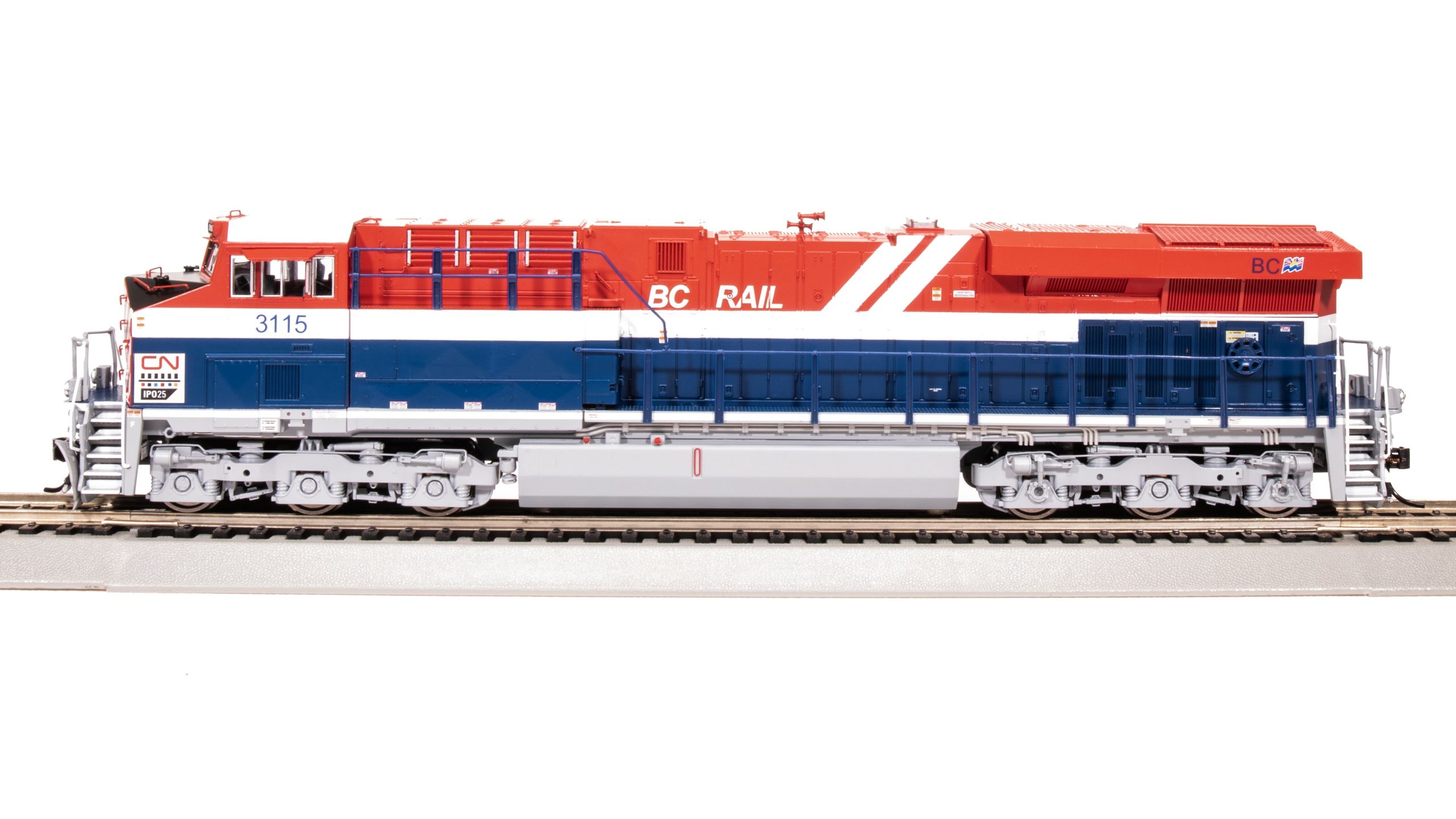 BLI 8535 GE ES44AC, CN #3115, BC Rail Heritage Paint, Paragon4 Sound/DC/DCC, HO (NP)