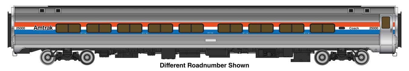 PREORDER Walthers Proto HO 920-11225 85' Amfleet II 59-Seat Coach, Amtrak Phase III #25036