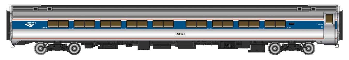 PREORDER Walthers Proto HO 920-11227 85' Amfleet II 59-Seat Coach, Amtrak Phase VI #25016