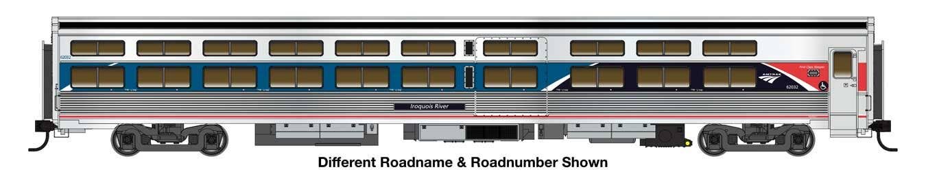 Walthers Proto HO 920-12310 85' Budd Viewliner Sleeper, Amtrak Phase VII Kissimmee River #62037 (Lighted) | 112.48