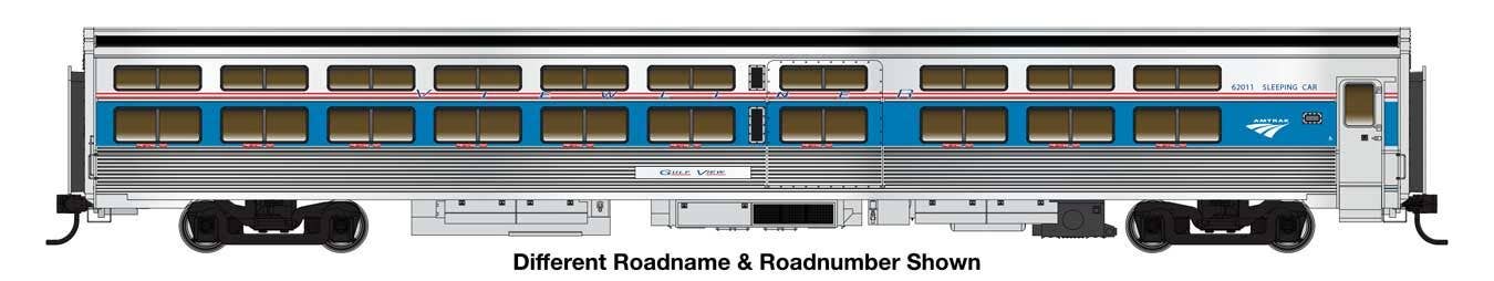 Walthers Proto HO 920-11308 85' Budd Viewliner Sleeper, Amtrak Phase VI Early #62034 | 98.98
