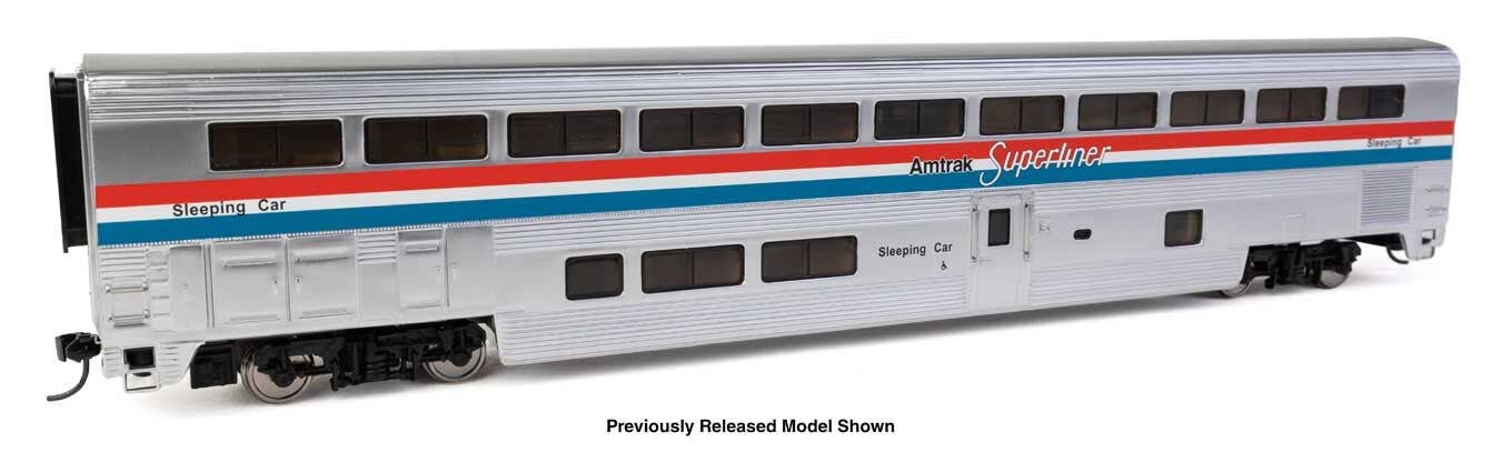 PREORDER Walthers Proto HO 920-12025 Lighted 85' Pullman-Standard Superliner I Sleeper, Amtrak Phase III #32007